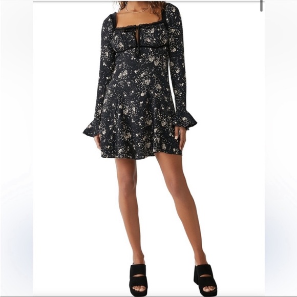 NWT FREE PEOPLE Tess Mini Dress - Picture 8 of 12